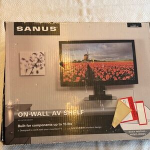 Sanuk Gray Wall Mount Shelf